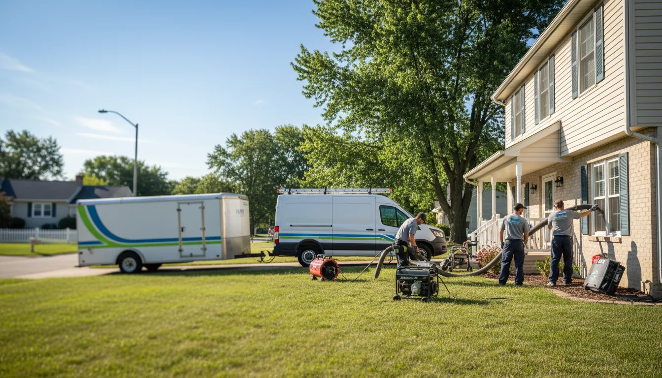 Flooded Basement Restoration And Cleanup With Repair in Dickens, NE near me